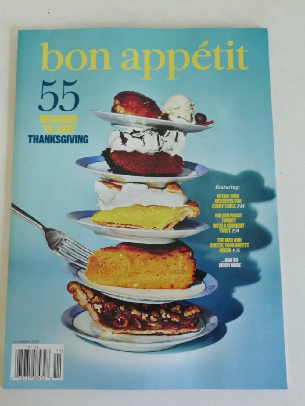 Bon Appetit 7 magazines pack November 2024 to June/July 2025
